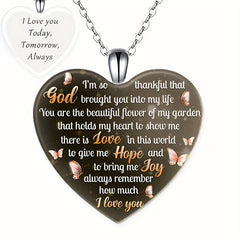 Crystal Butterfly Pendant Necklace English Toys Holiday Anniversary Gift