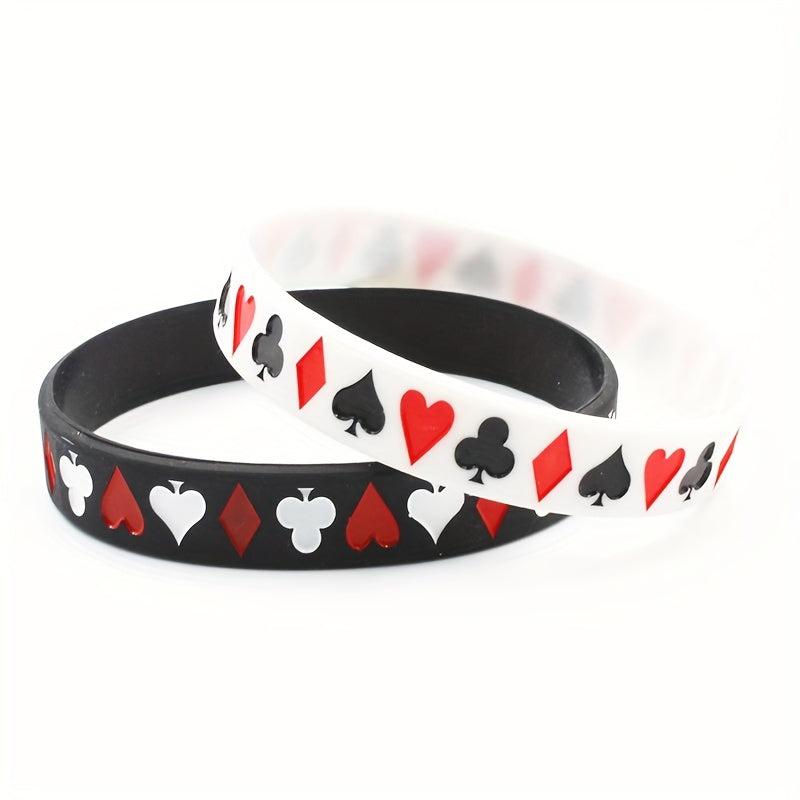 Stylish Poker Bracelet for Men Women