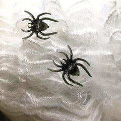 Mini Plastic Spider Toys Set of 5 Halloween Decoration Accessories