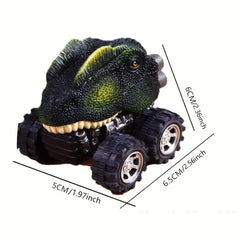 Dinosaur Toy Pull Back Car Realistic Dinosaur Car Mini Monster Truck