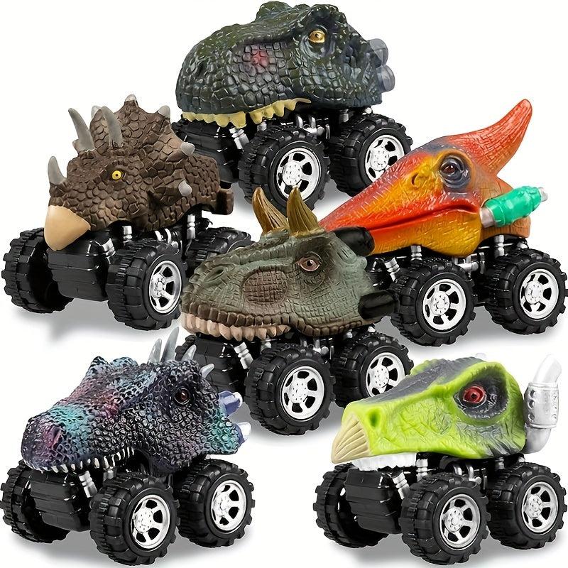 Dinosaur Toy Pull Back Car Realistic Dinosaur Car Mini Monster Truck