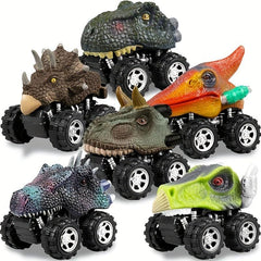 Dinosaur Toy Pull Back Car Realistic Dinosaur Car Mini Monster Truck