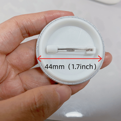 44mm 1.7in Pins Broach DIY Buttons Snap Craft