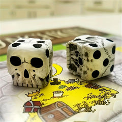 Halloween Skull Dice Party Game Toy Cosplay Tool