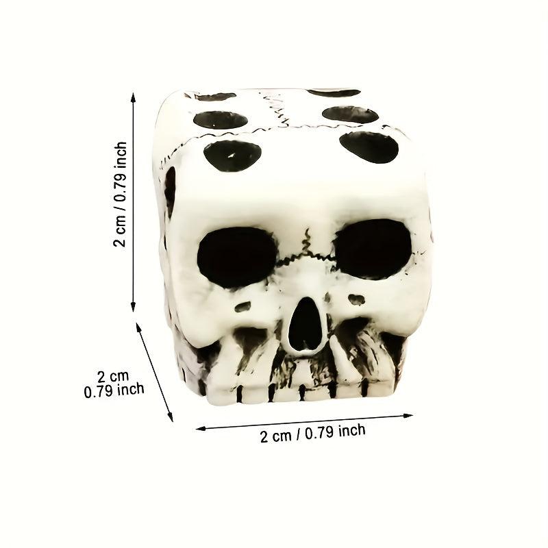Halloween Skull Dice Party Game Toy Cosplay Tool