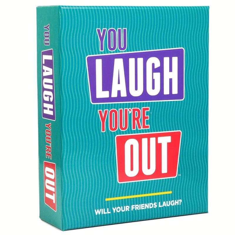You Laugh You're Out Family Game Fun for Big Groups & Kids