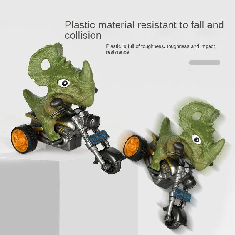 Dinosaur Model Toy Car Inertial Motorcycle Model