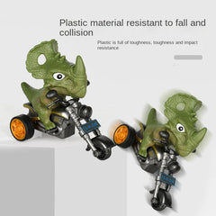 Dinosaur Model Toy Car Inertial Motorcycle Model