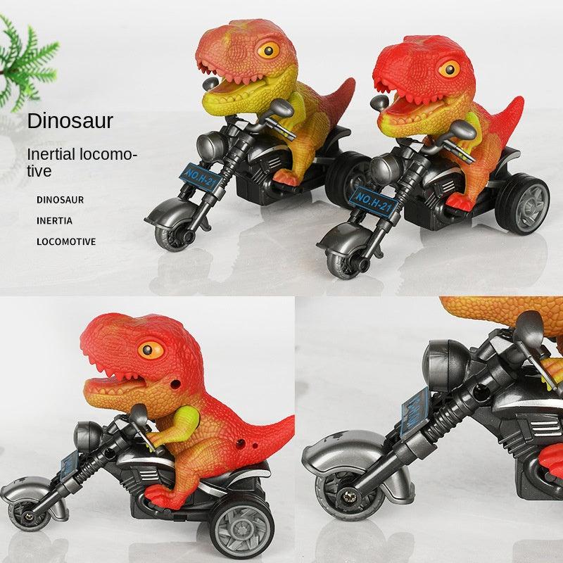Dinosaur Model Toy Car Inertial Motorcycle Model