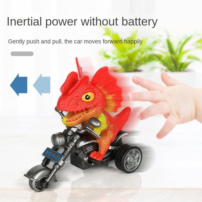 Dinosaur Model Toy Car Inertial Motorcycle Model