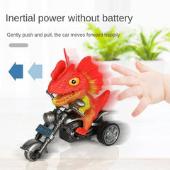 Dinosaur Model Toy Car Inertial Motorcycle Model