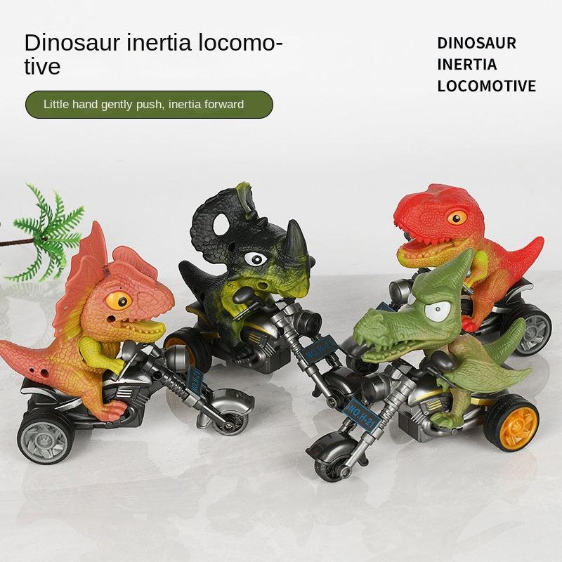 Dinosaur Model Toy Car Inertial Motorcycle Model