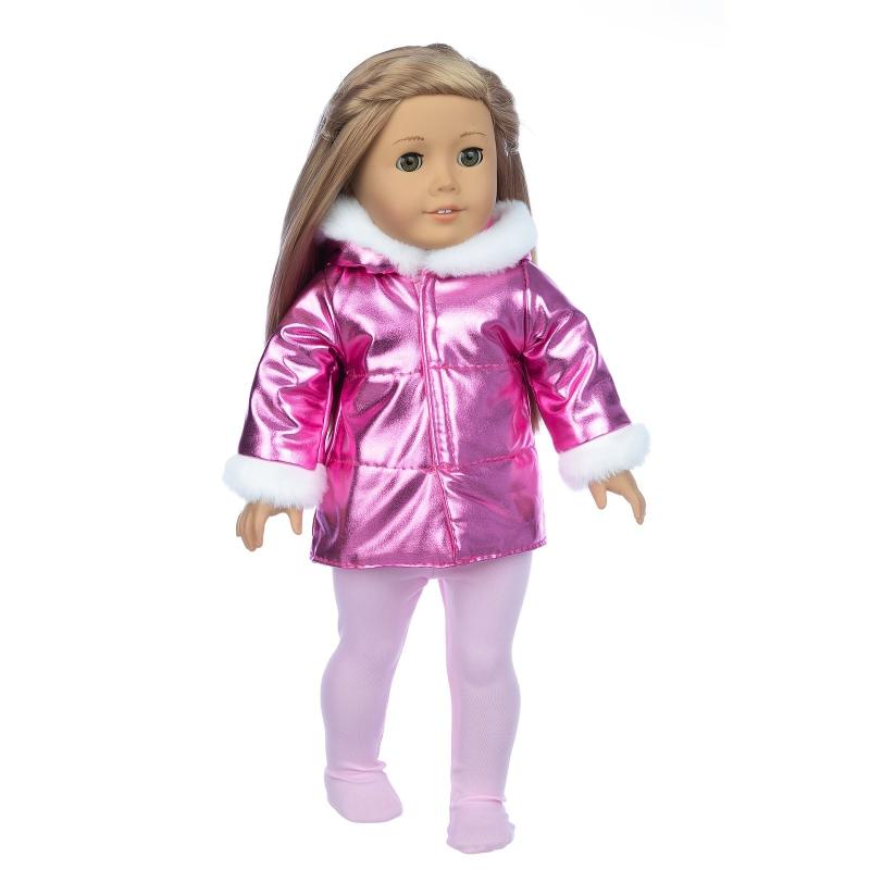 American Girl Doll Clothes Set - Down Jacket Pants Doll Clothes - Christmas Gift