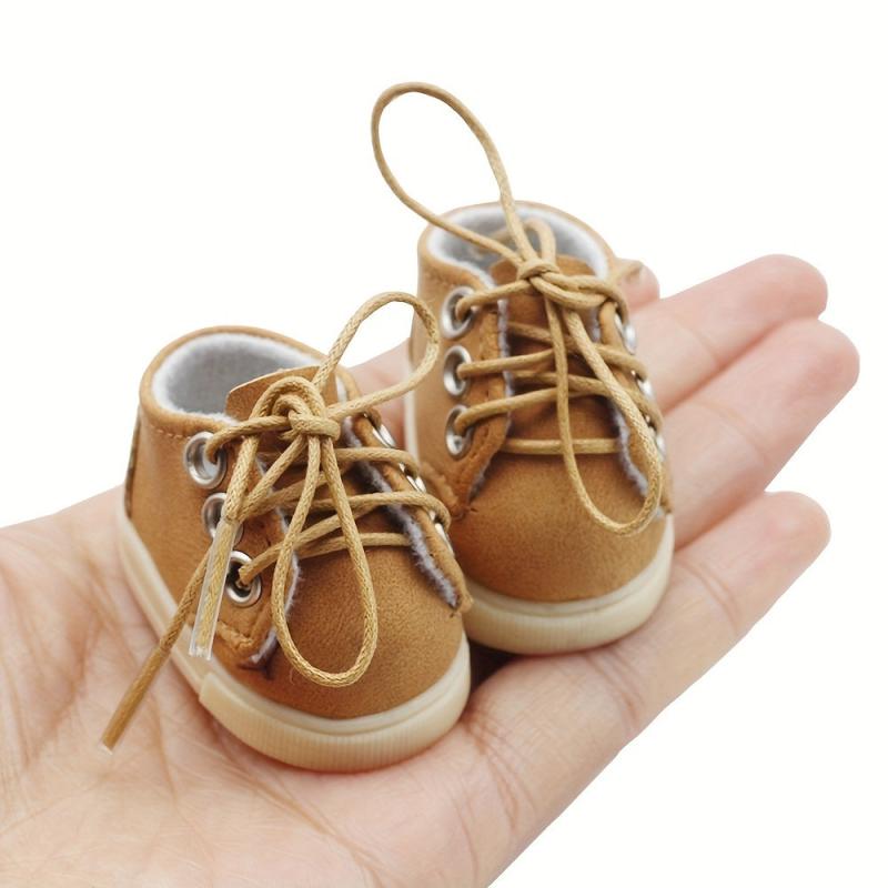1 Pair Doll Shoes Boots for 15 Cotton Doll 6-10 BJD Toy Girls Gift