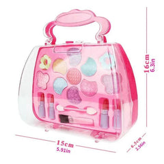 Girls Toy Beauty Cosmetic Carry Case Pretend Hair Dryer Makeup Role Play Bag