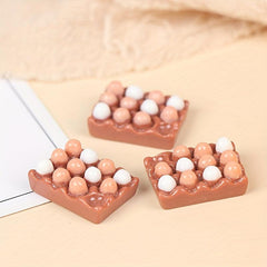 6pcs 1 12 Dollhouse Eggs Kitchen Food Furniture Model Decor DIY Toy