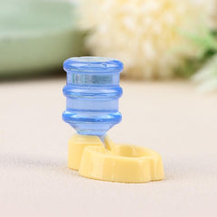 Dollhouse Mini Pet Water Dispenser Furniture Decor Ornaments Pretend Play Toys