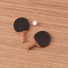 Dollhouse Table Tennis Racket Model DIY Accessories