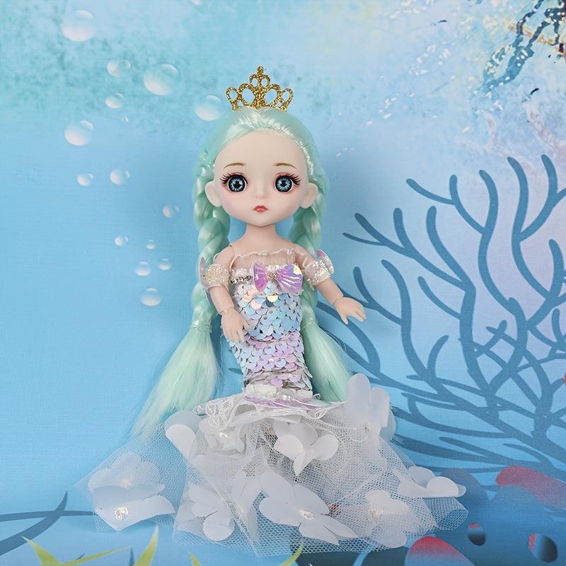 1pc Mermaid Princess Doll 6 3inch Dolls For Girls Doll Toys