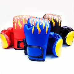 Youth Boxing Gloves for Boys Girls 5-10 Years - Kickboxing Training Sparring