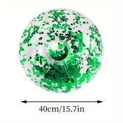 Glitter Ball Water Play Toy Inflatable Sequins Beach Ball