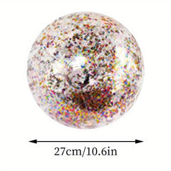Glitter Ball Water Play Toy Inflatable Sequins Beach Ball