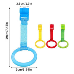 4pcs Pull Ring For Playpen Baby Crib Hooks General Use Hooks Baby Toys Pendants