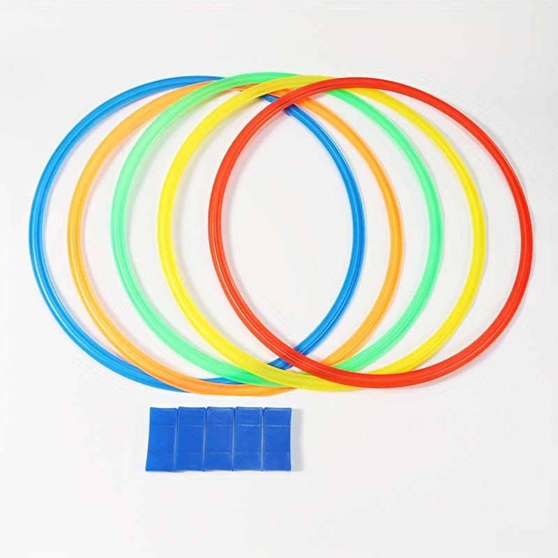 10pcs Sensory Training Agility Rings Set - Indoor & Outdoor Sports Equipment