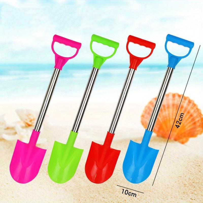Kids Stainless Steel Beach Shovel Play Sand Tools Set Toy