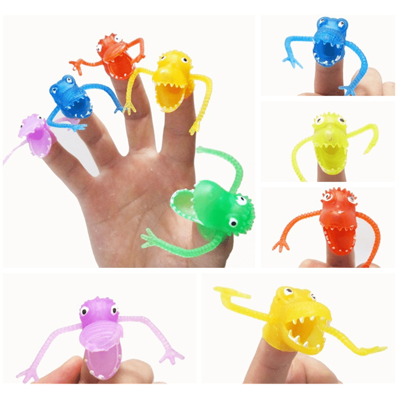 Dinosaur Finger Toys Set Mini Party Toys for Children