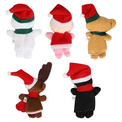 5pcs Finger Puppet Plush Toys Soft Plush Toys For Kids Birthday Gift