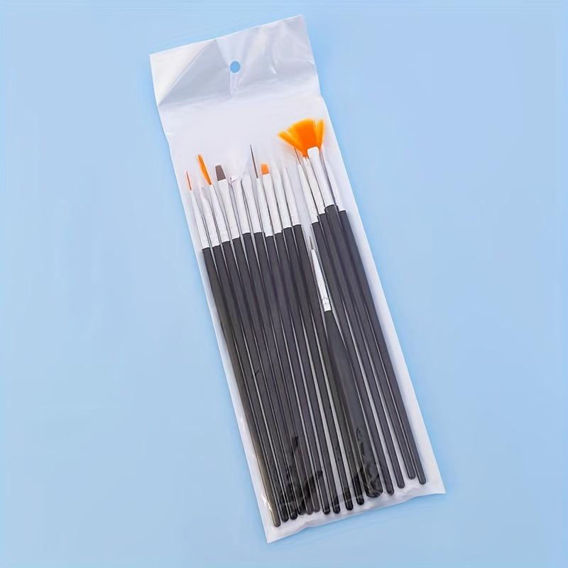 15pcs Paint Brushes Set for Detailing and Art Painting Acrylic Watercolor