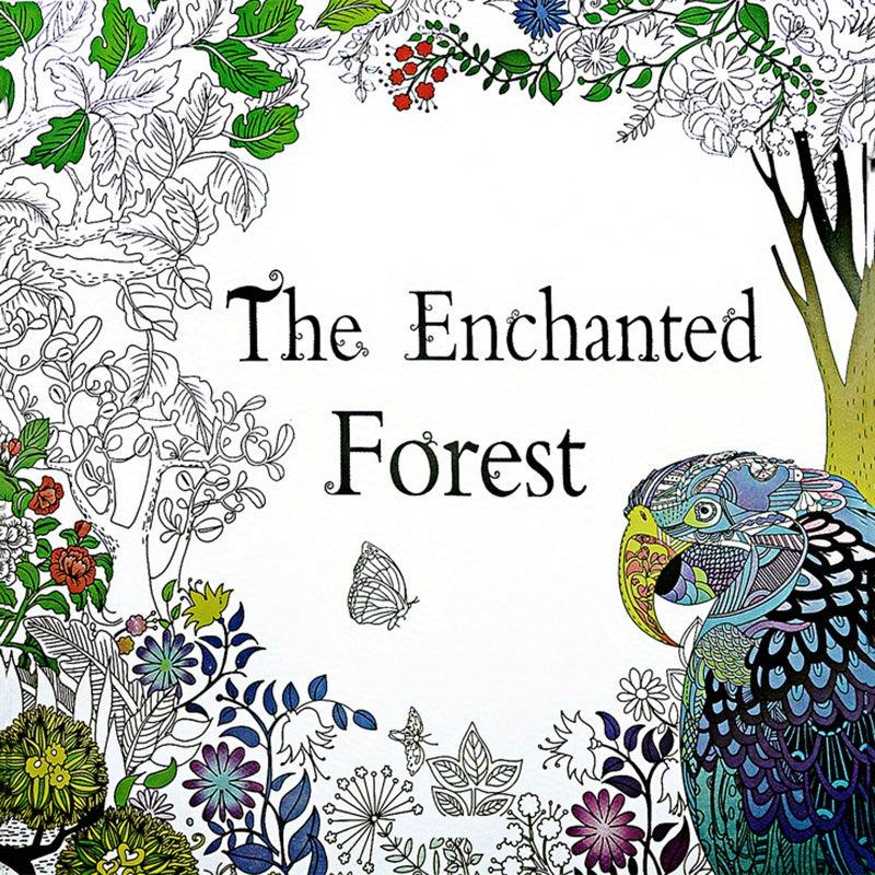 Hand Drawn Secret Garden Coloring Book