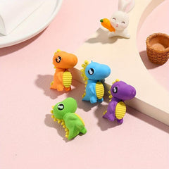 4 Pcs Dinosaur Pencil Eraser Set Kids School Supplies