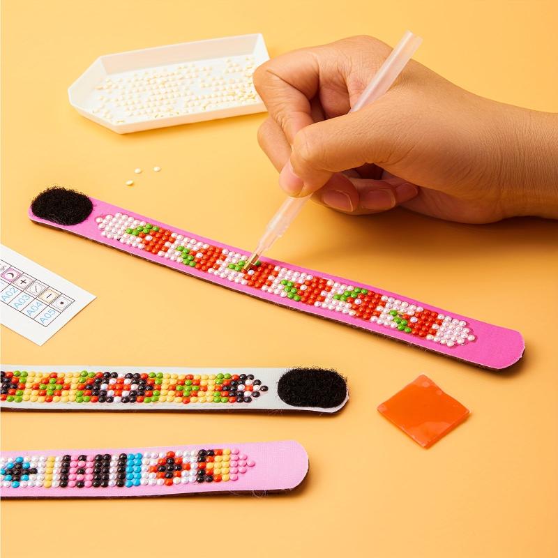 3pcs DIY Diamond Painting Bracelet Set for Boys and Girls