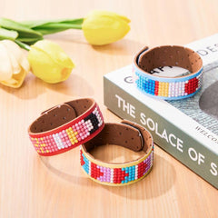 3pcs DIY Diamond Painting Bracelet Set for Boys and Girls
