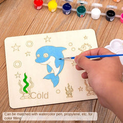 Kids Painting Board DIY Graffiti Materials Kindergarten Art