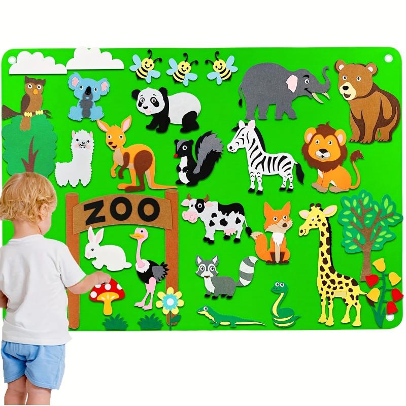 Farm Animals Felt Story Board Set Preschool Farmhouse Themed Storytelling