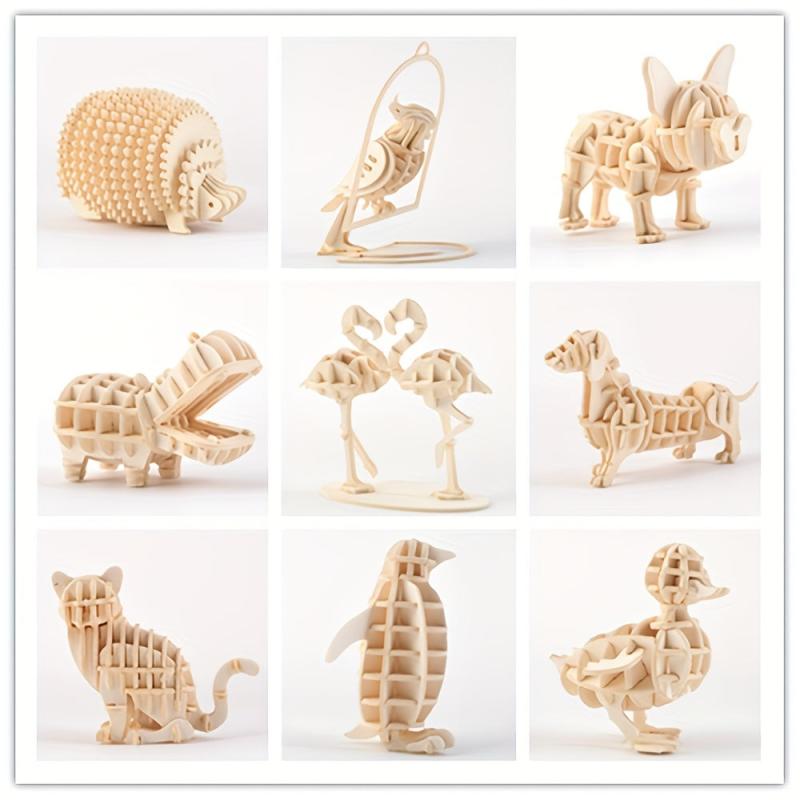3D Puzzle Animal Kit for Home Decoration