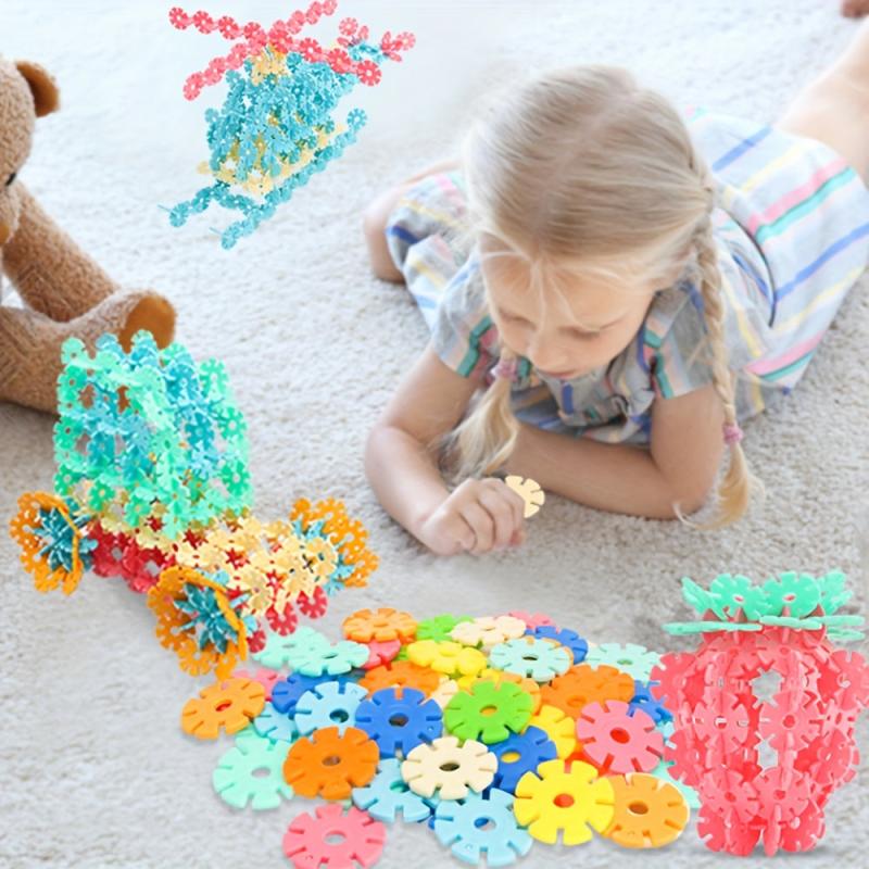Snowflake Puzzle 3D Jigsaw Game Creative Building Blocks Toy