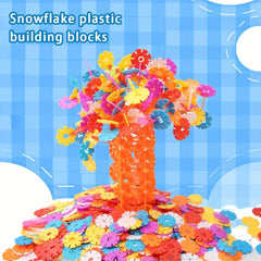 Snowflake Puzzle 3D Jigsaw Game Creative Building Blocks Toy