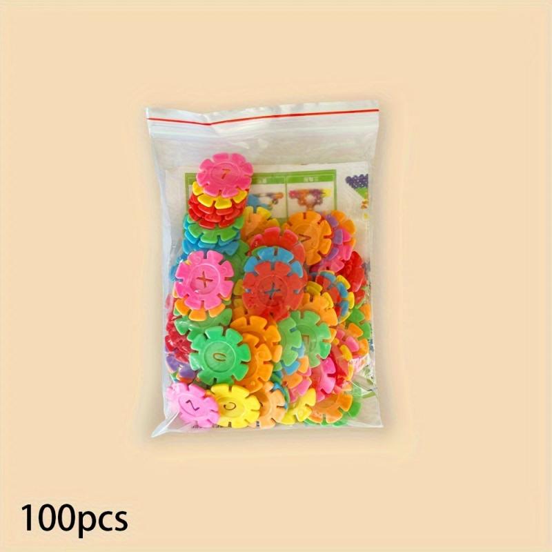 Snowflake Puzzle 3D Jigsaw Game Creative Building Blocks Toy