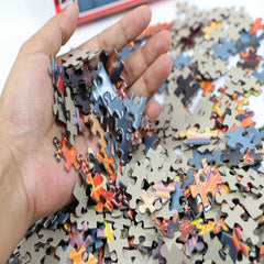 500pcs Paper Jigsaw Puzzle Hot Air Balloon Landscape