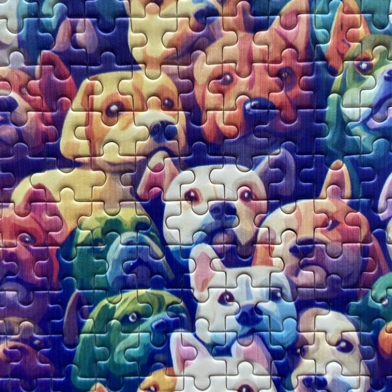 150pcs Dog Mini Test Tube Puzzle Jigsaw Toy