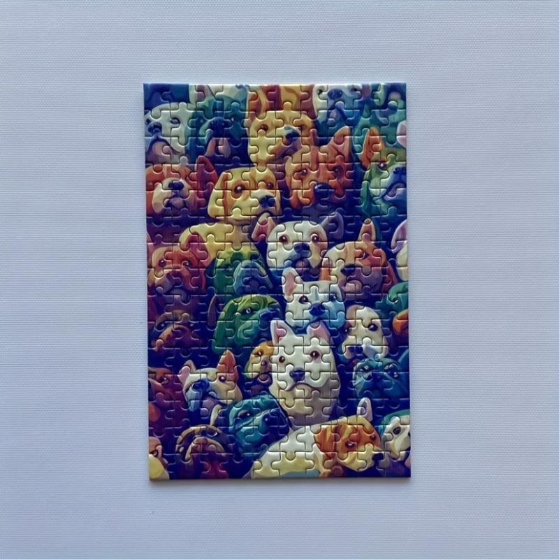 150pcs Dog Mini Test Tube Puzzle Jigsaw Toy