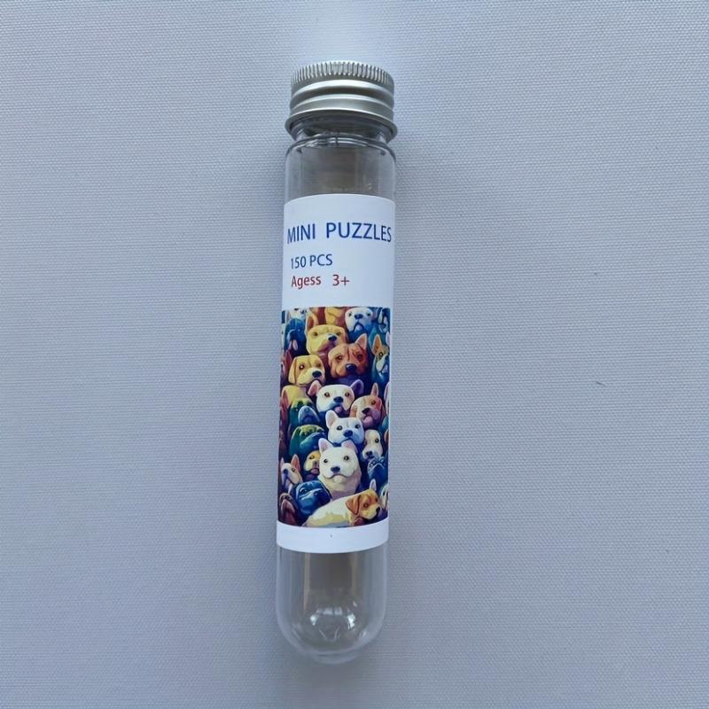 150pcs Dog Mini Test Tube Puzzle Jigsaw Toy