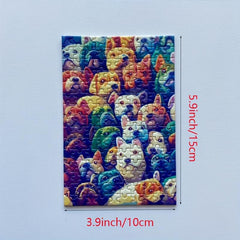 150pcs Dog Mini Test Tube Puzzle Jigsaw Toy