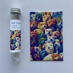 150pcs Dog Mini Test Tube Puzzle Jigsaw Toy