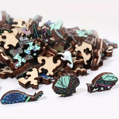 Advanced Retro Dinosaurs Wooden Puzzles - Creative Special Variety