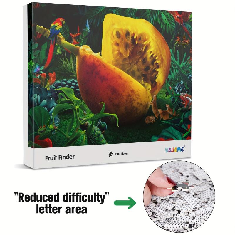 1000 Piece Bird and Fruit Puzzle Game for Adults and Kids
